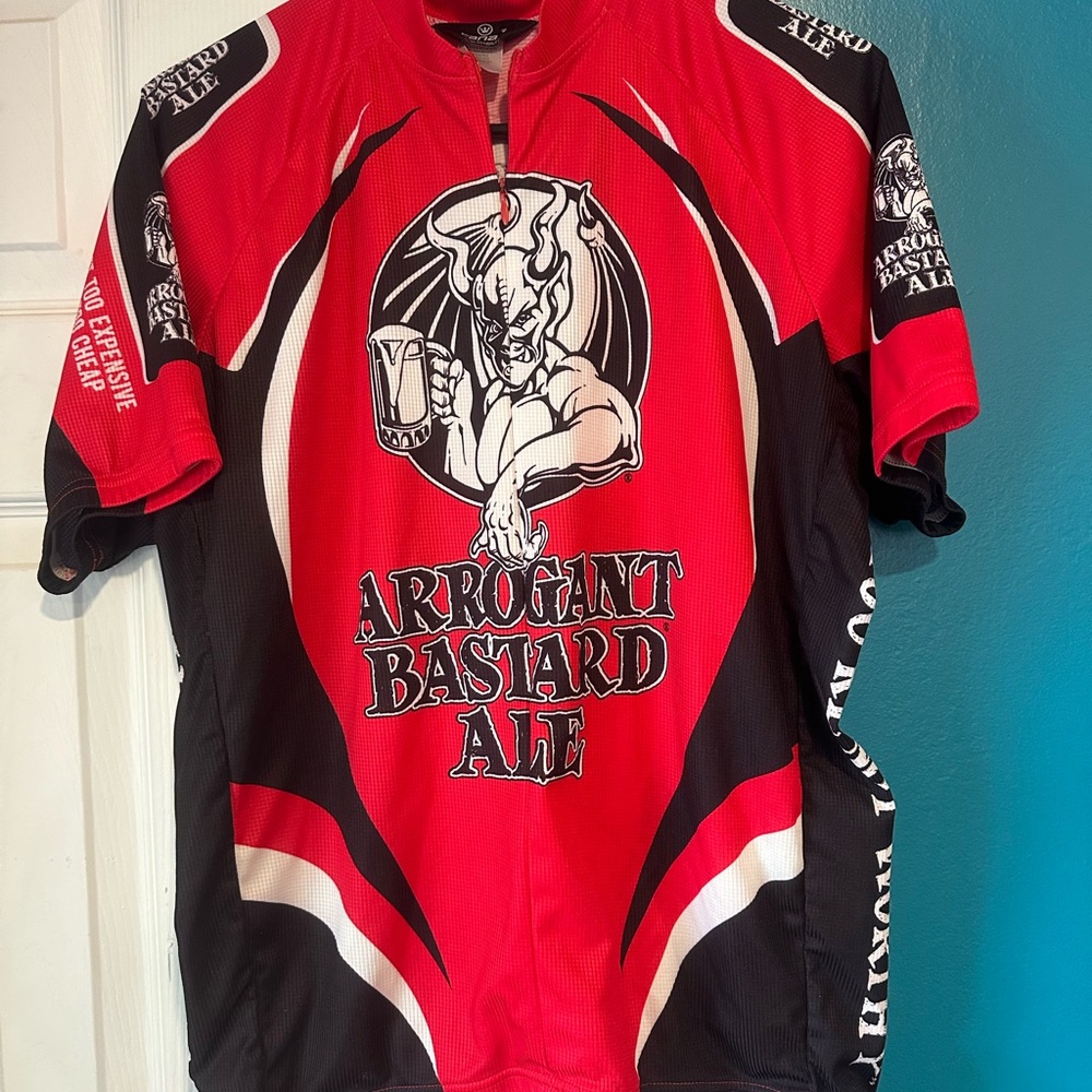 Canari Red and Black Cycling Jersey